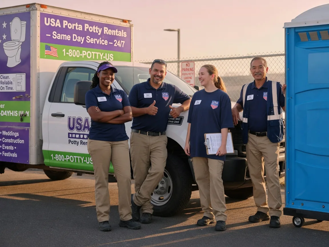 Porta Potty Rental company in Long Barn, CA